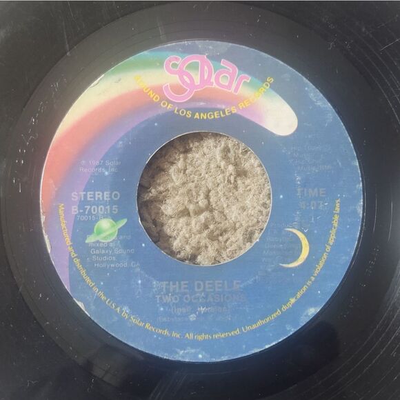 The Deele - TWO OCCASIONS 45' Vinyl Record PRE-OWNED - Picture 2 of 3